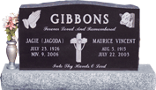 Upright (Traditional Serp Top Memorial)
